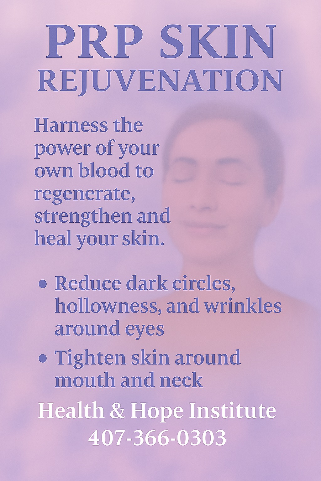 PRP skin treatment